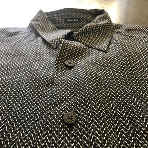 Vintage Claiborne 100% silk shirt, size M